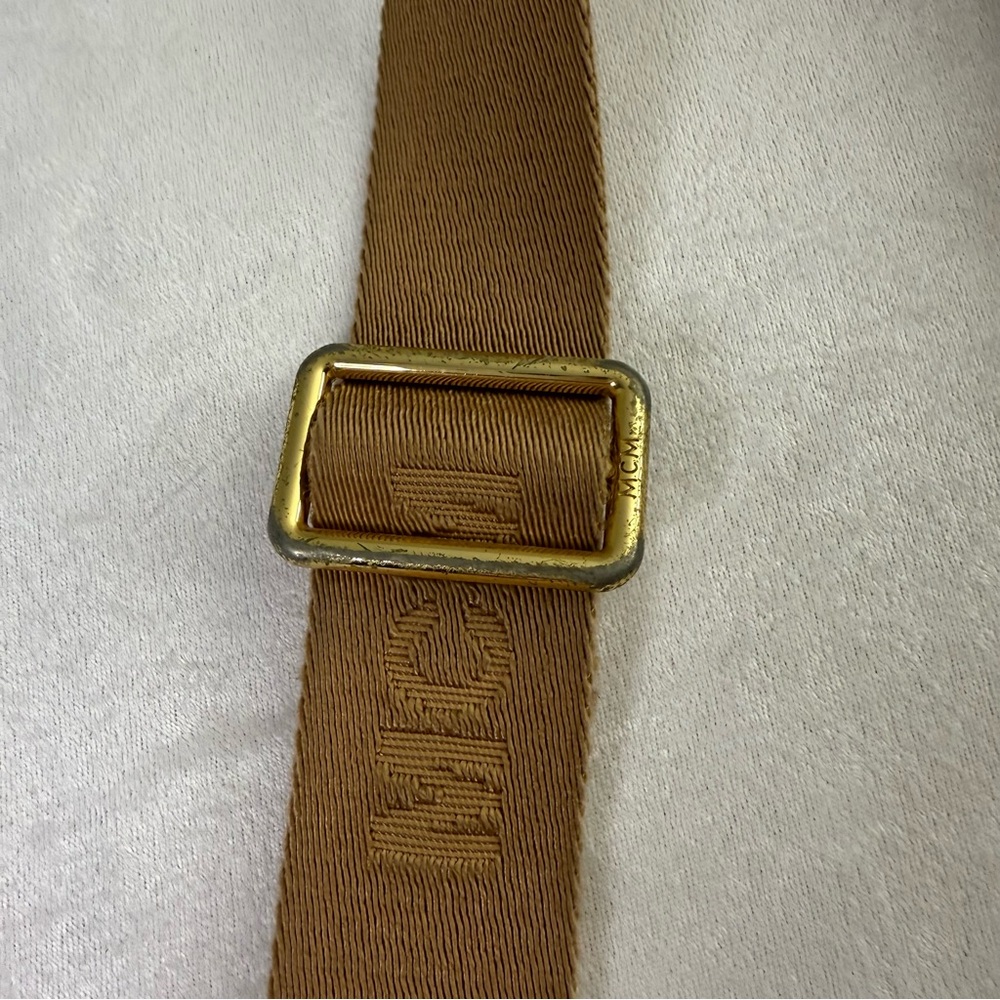 Used MCM Brown visettos Crossbody Bag with Logo Pattern see other pictures - Picture 7 of 16